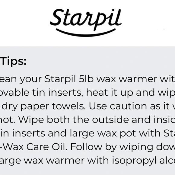 New in Box Starpil Wax Warmer